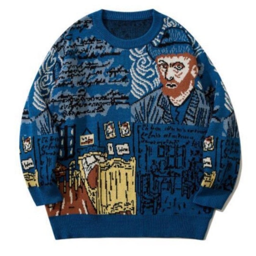 Aelfric Eden Van Gogh sweater size S EUC